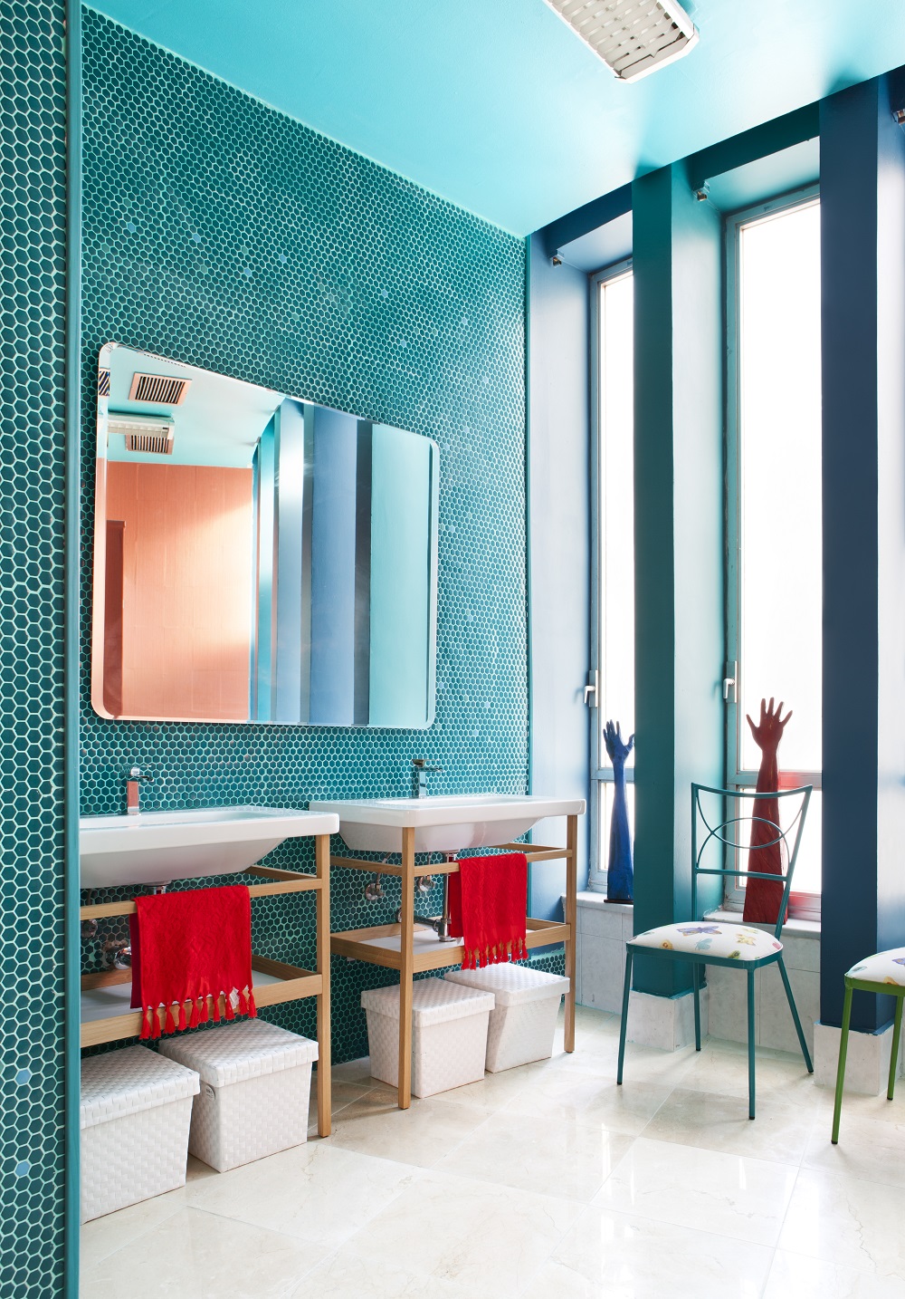 Unicolor Teal 127